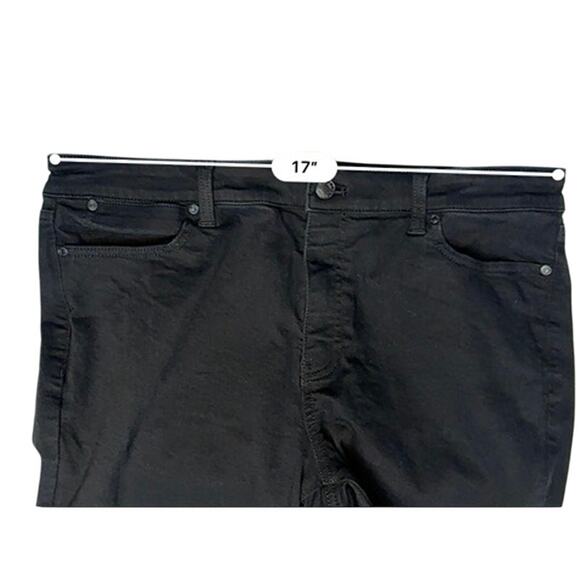 Talbots Slim Ankle Jean‎ 14 Stretch Black Goth Tailored Soft Casual - Picture 4 of 11